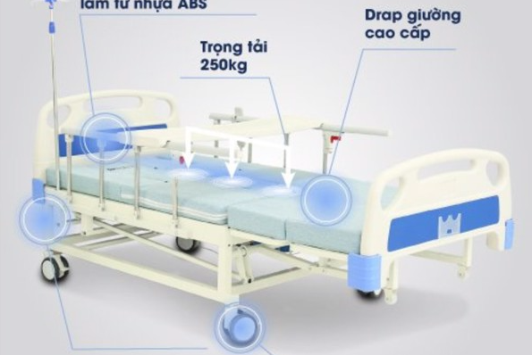 Giường y tế Chikara được làm bằng chất liệu gì và độ bền có cao không?