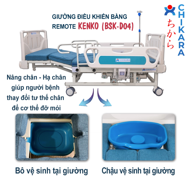 Bô vệ sinh giường bệnh nhân đa năng BSK-D04