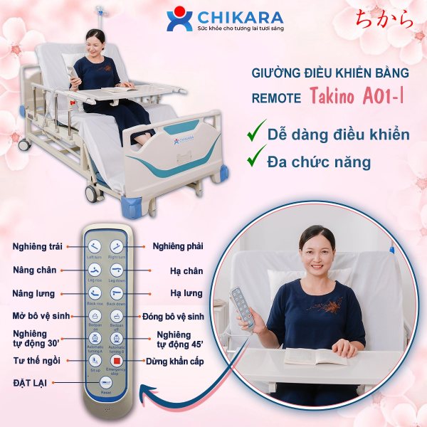 Remote Giường bệnh nhân đa năng A01-I