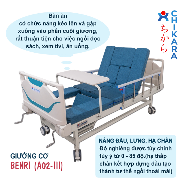 Giường bệnh nhân đa năng A02-III