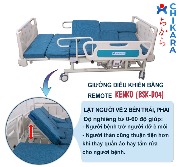 Tính năng bô vệ sinh giường bệnh nhân đa năng BSK-D04